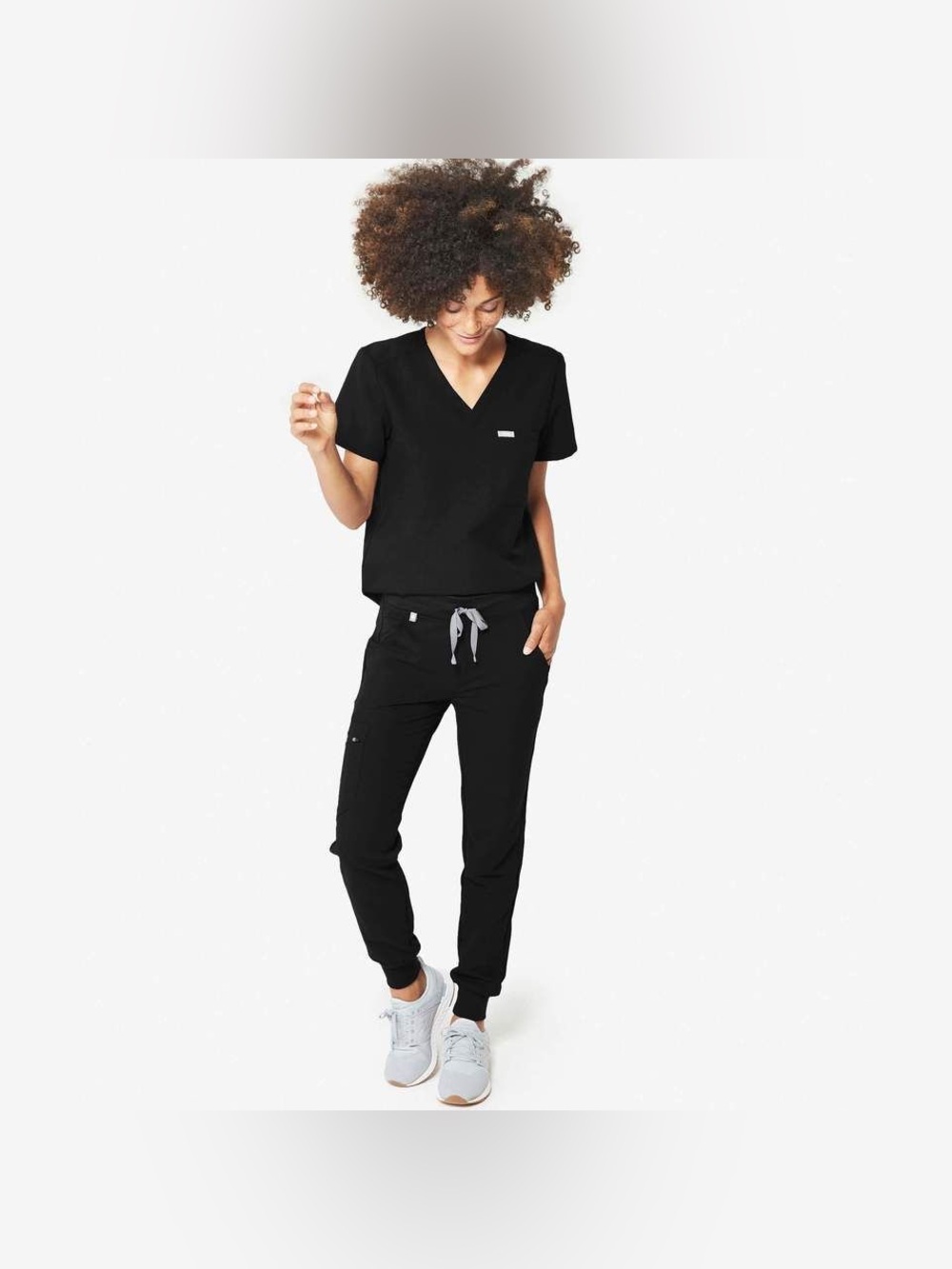 FIGS Women’s Zamora 1.0 Jogger Scrub Pants – Black – S